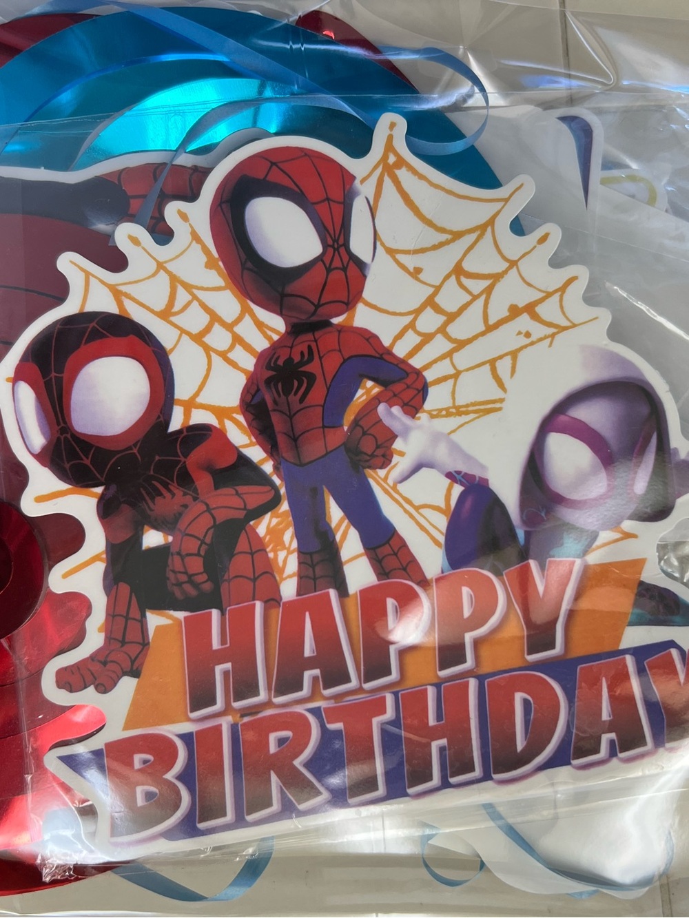 Spidey and his amazing friends birthday decorations